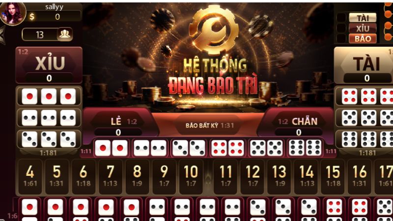 Bàn cược Sicbo X88 Sunwin với nhiều lựa chọn cửa cược